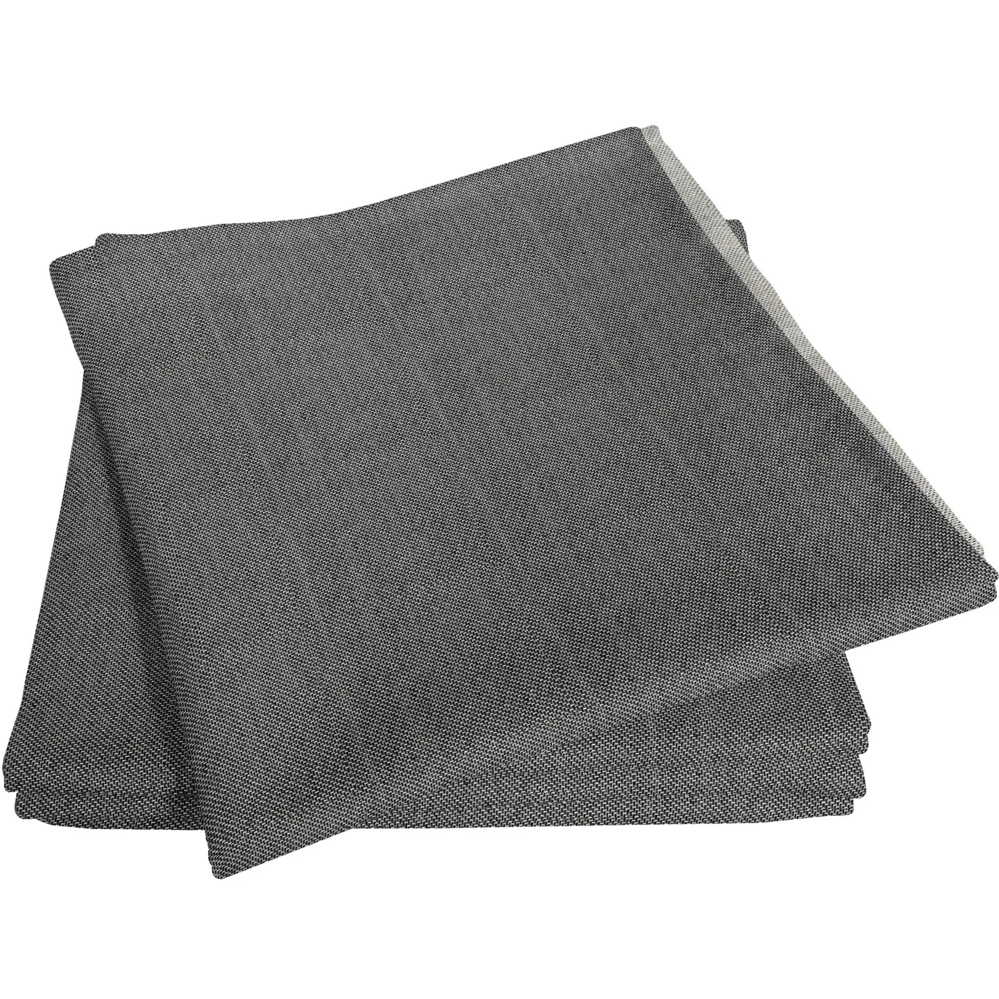 

Салфетки из ткани Adam «Uni Light Collection», (4 шт.), экологически чистые, черный