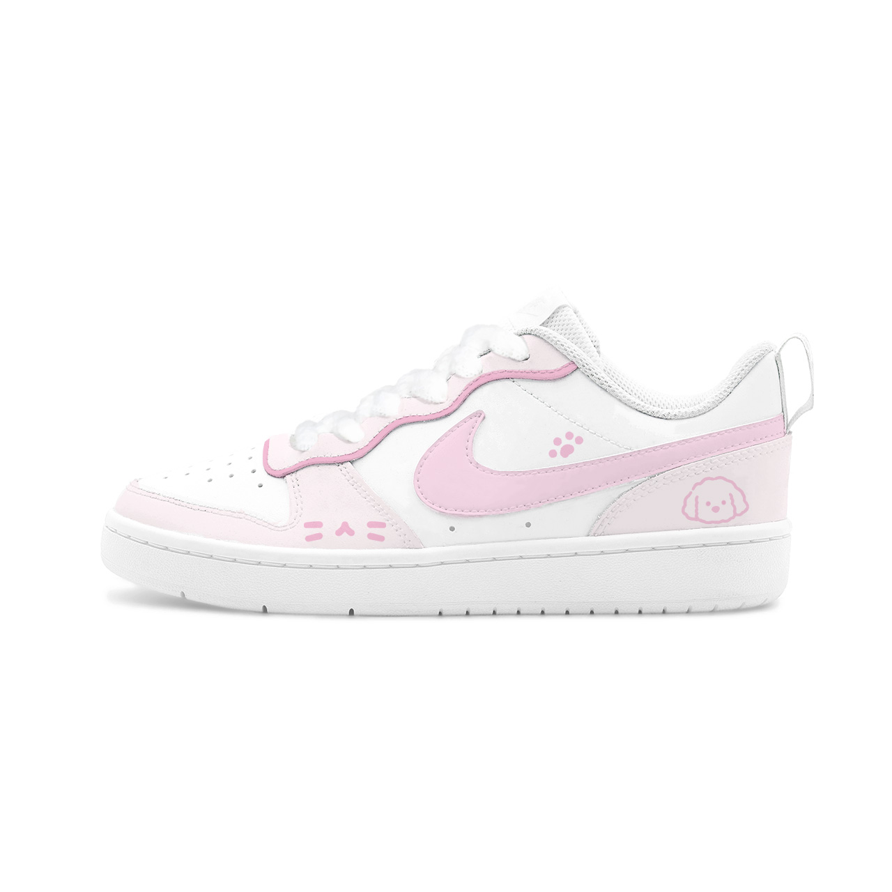 

Court Borough 2 Big Fish Manufacturing, Кожаные лепешки из клейкого риса Nike, розовый