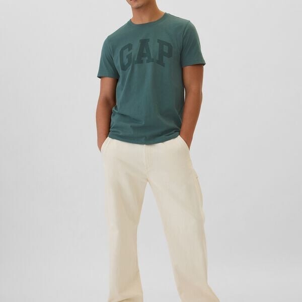 

Футболка из хлопка с логотипом Gap, синий