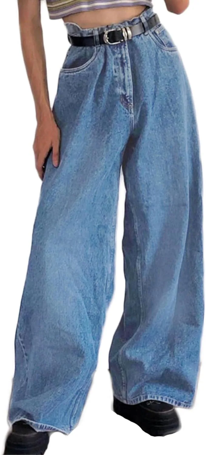 GPCHAN Женские мешковатые джинсы Vintage Oversized