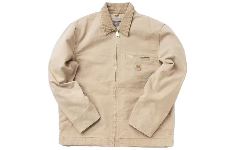 

Carhartt WIP Детройт Дирборн летняя куртка из хлопка 12 унций, Khaki