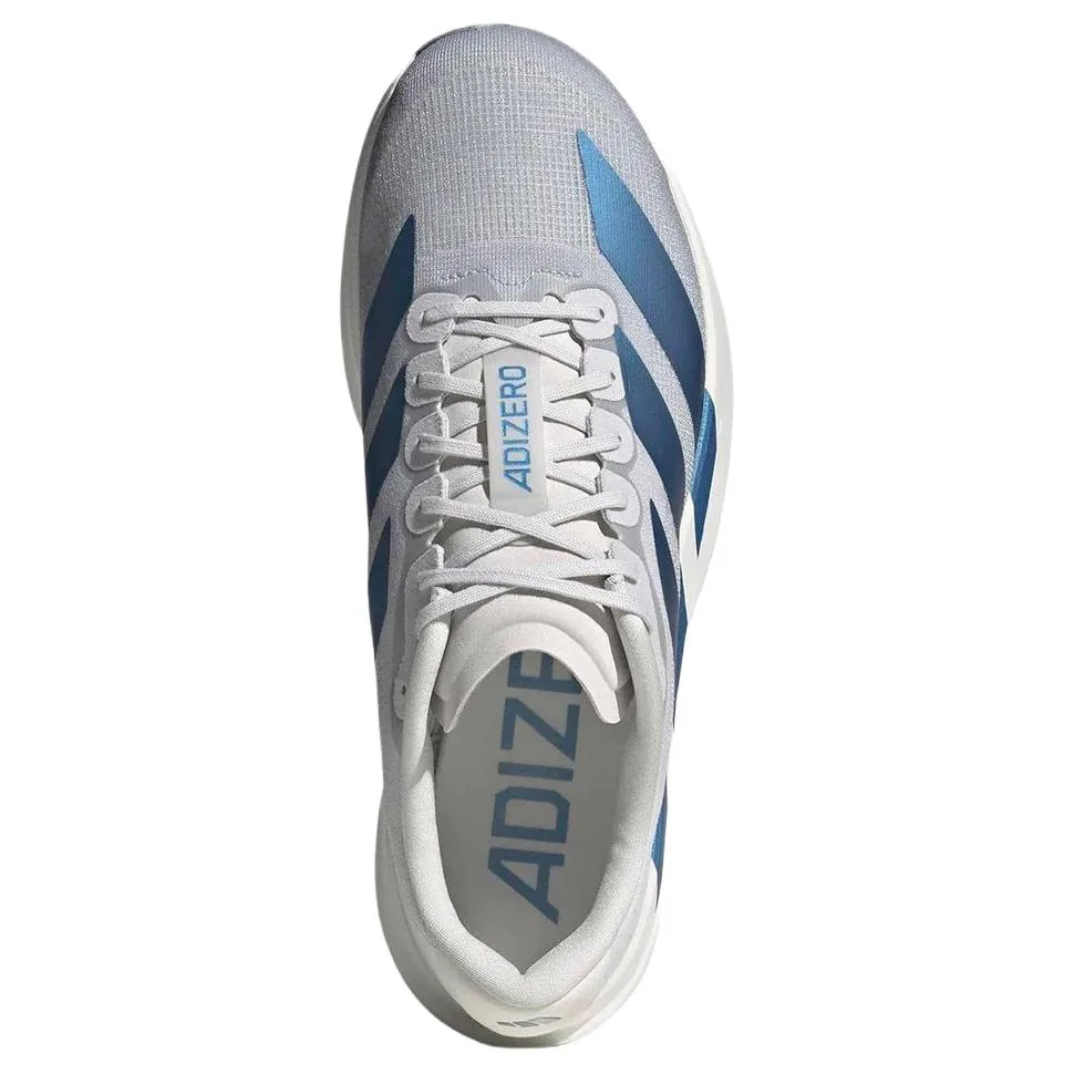 Adidas Adizero Evo SL кроссовки для бега мужские Light Gray White — фото 4