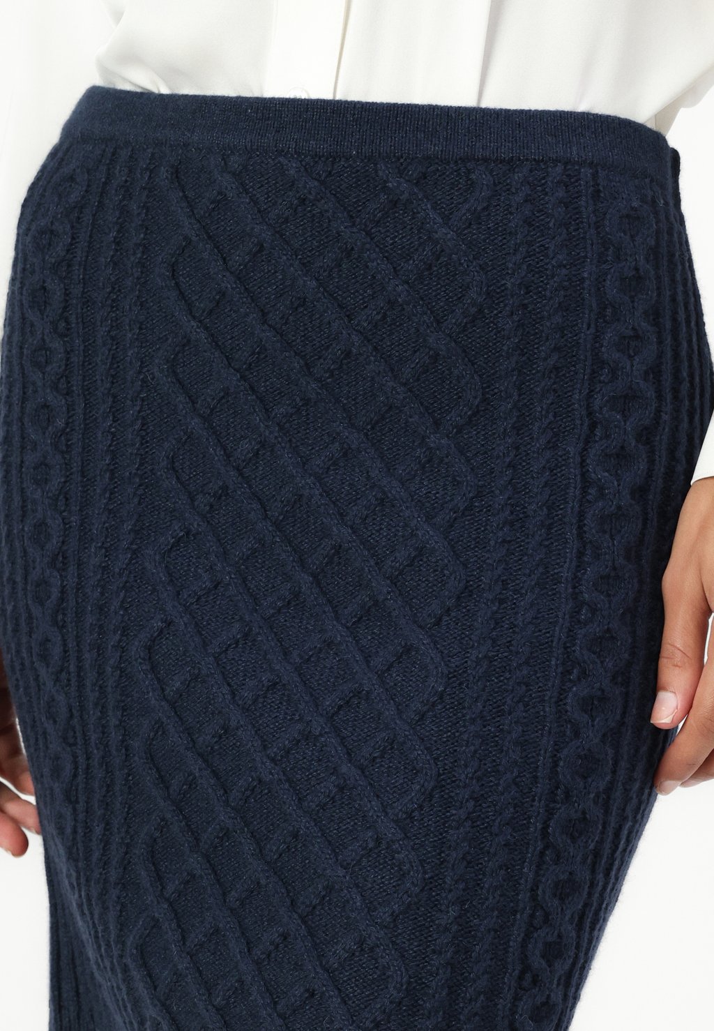 

Мини-юбка SADENE SKIRT Samsøe Samsøe, темно-синий