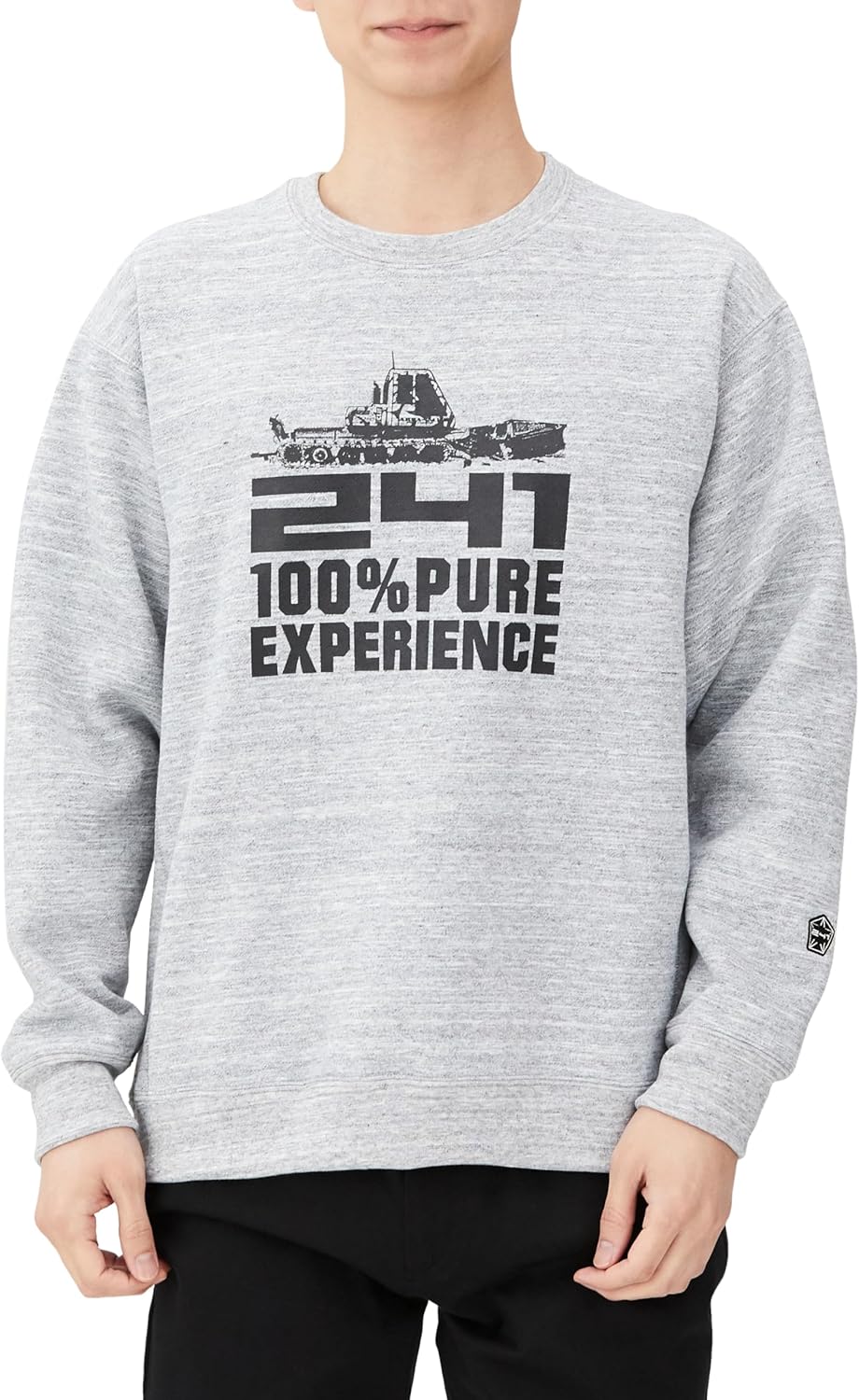 

Мужская толстовка Two Four One MB5401 Area 241 - Sweat Crew Two For One, серый