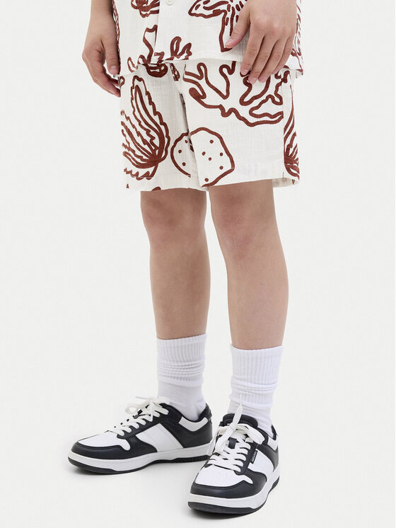 

Шорты свободного кроя из ткани 12277599 Jack&Jones Junior, экрю