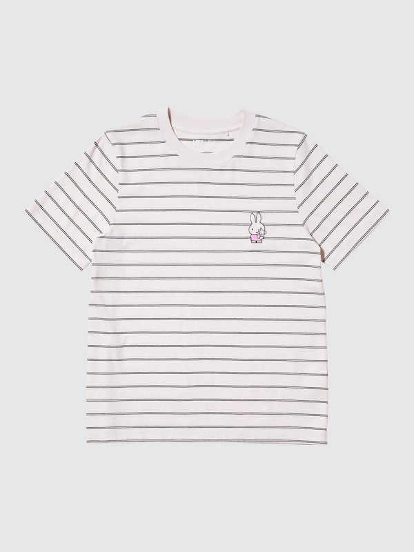 Футболка UT Miffy in Bloom Uniqlo, 01 off white — фото 3