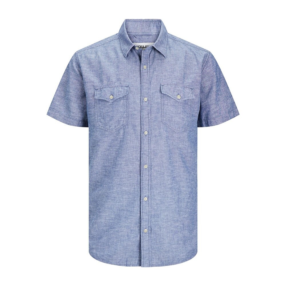 

Рубашка с коротким рукавом Jack & Jones Sheridan Linen Blend, фиолетовый