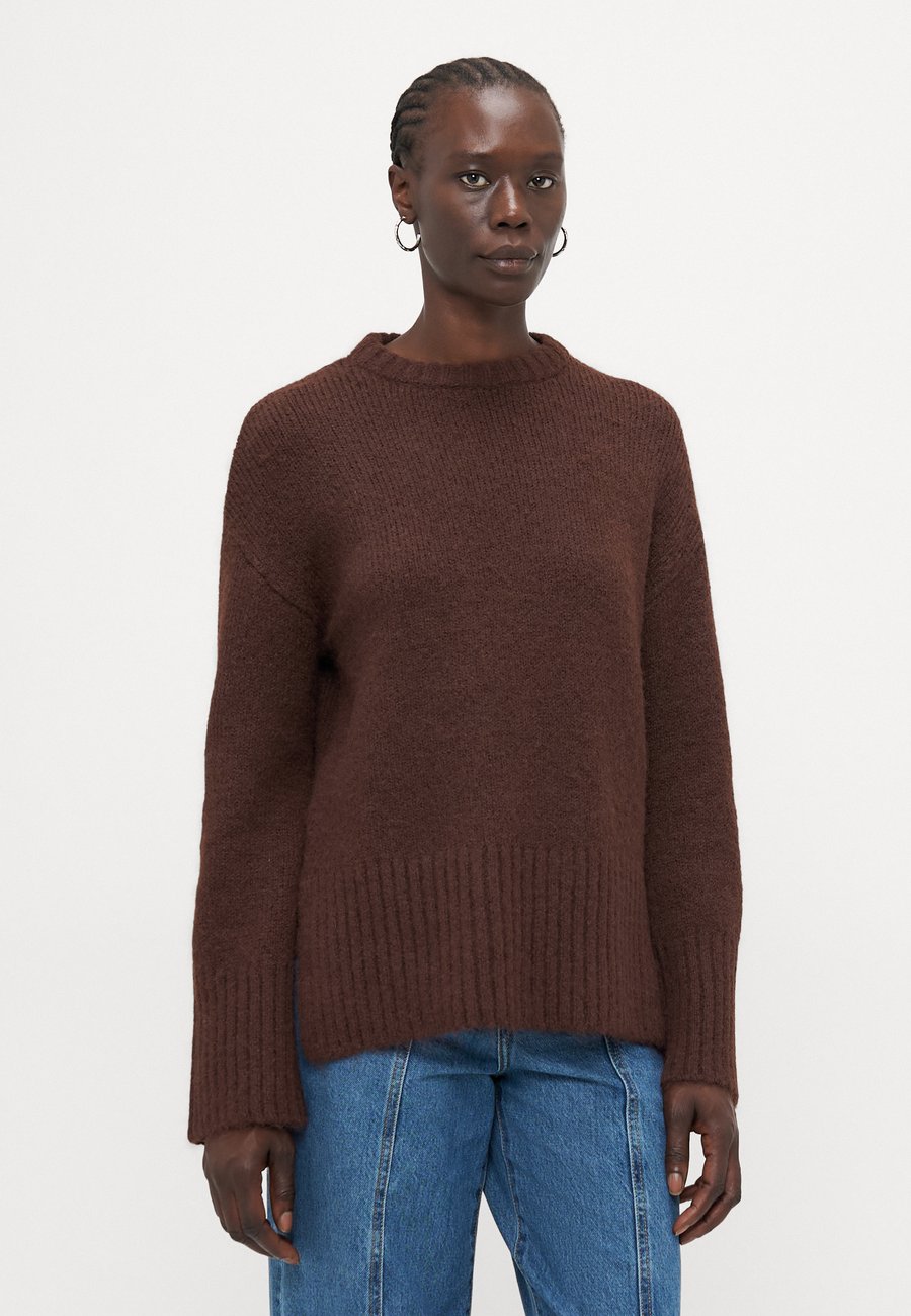 

Джемпер ONLY Tall ONLMAGGIE LOOSE O NECK, Seal Brown Melange/Brown