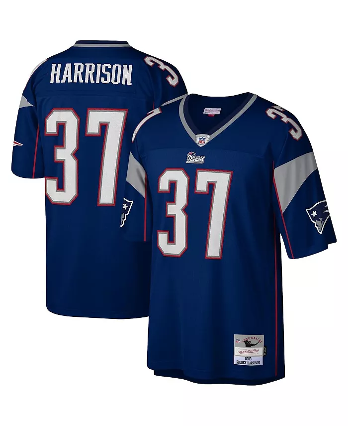 

Мужская реплика джерси New England Patriots Legacy в синем цвете Rodney Harrison Mitchell & Ness