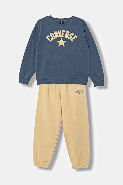 Спортивный костюм из эластичного трикотажа Converse, темно-синий