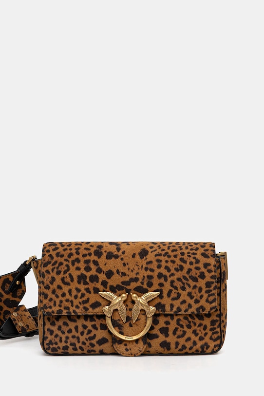 

Замшевая сумочка Pinko, коричневый