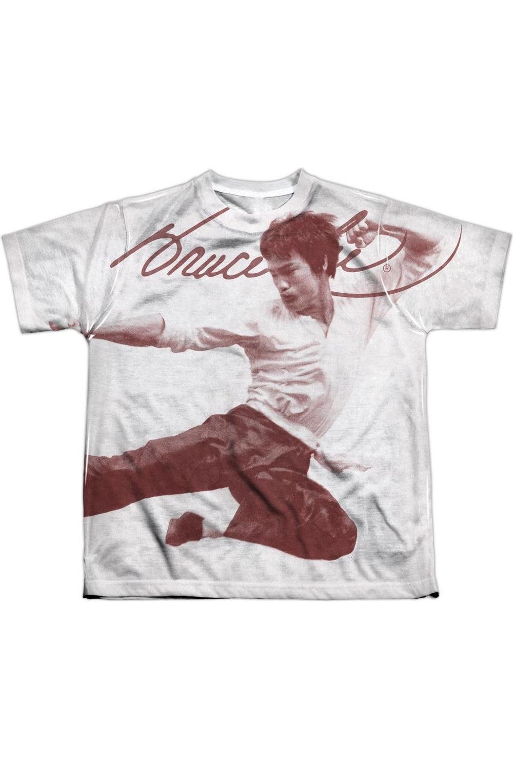 

Футболка молодежная Bruce Lee Expectations с коротким рукавом Gildan, белый