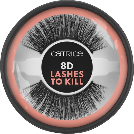 

8D Lashes To Kill Искусственные Ресницы № 020 Черные Долговечные Catrice