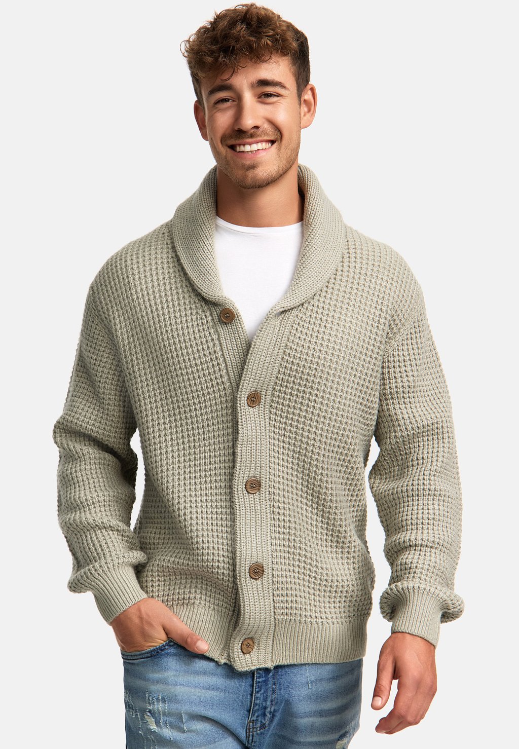 

Кардиган BRANDOX INDICODE JEANS, бежевый