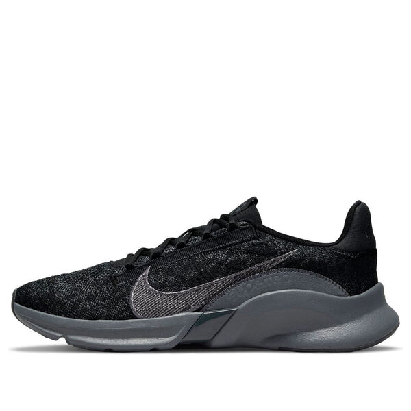 

Кроссовки superrep go 3 flyknit next nature 'black iron grey' Nike, черный