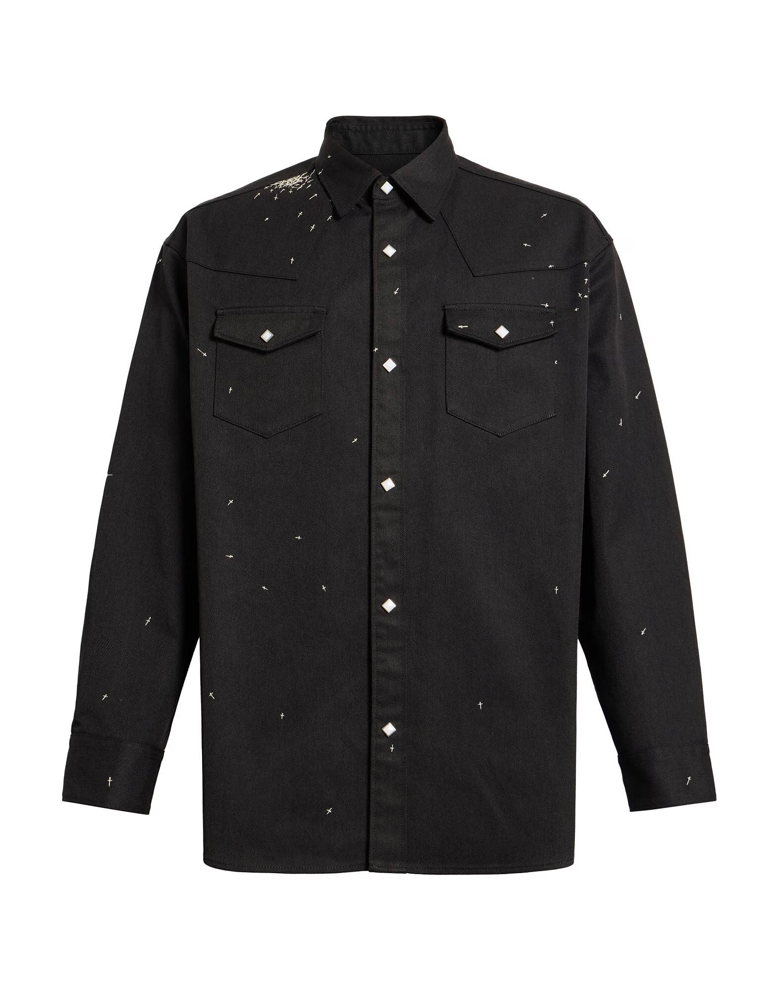 

Джинсовая рубашка Jun Takahashi Undercover, черный