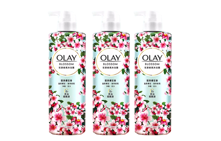 Гель для душа Olay Blossom с ароматом сакуры, очищающий, 300 г — фото 4