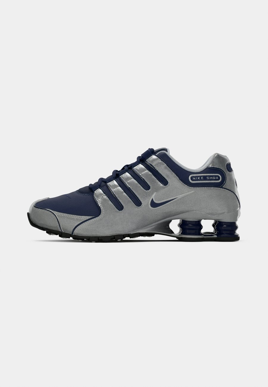 Кроссовки Nike Sportswear SHOX NZ, Midnight Navy/Black/Metallic Silver-Coloured/Silver-Coloured — фото 2