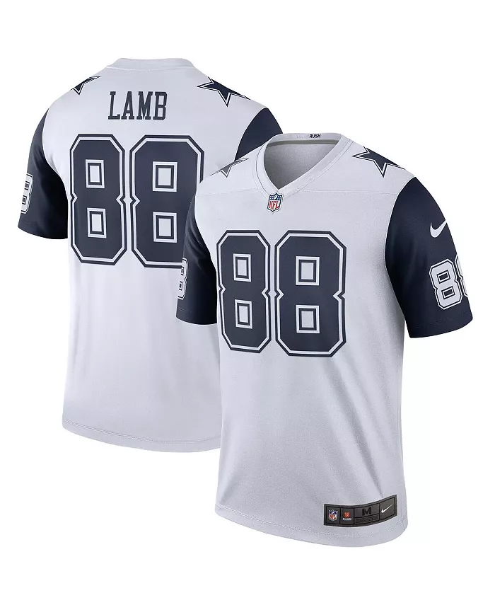 

Мужская футболка CeeDee Lamb Dallas Cowboys 2nd Alternate Legend Nike, белый
