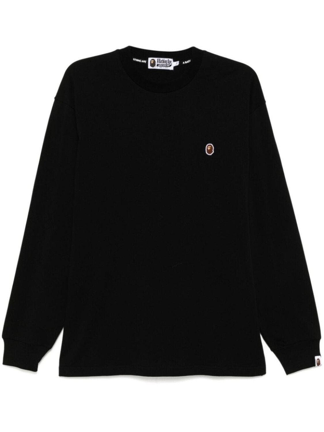 

Футболка One Point с длинными рукавами A BATHING APE, черный