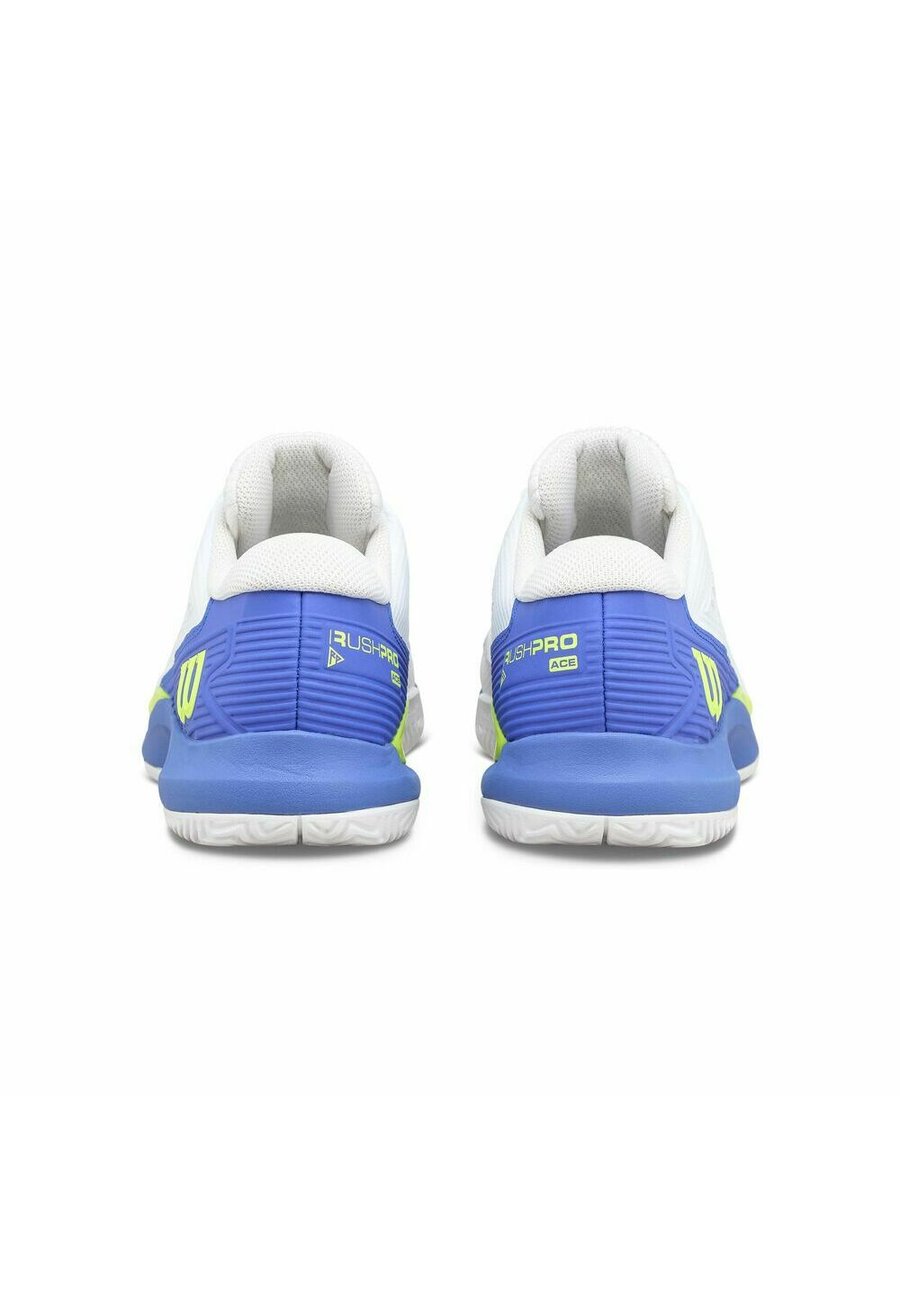 Кроссовки Wilson Multicourt tennis shoes, White Amparo Blue Safety Yellow/White — фото 3
