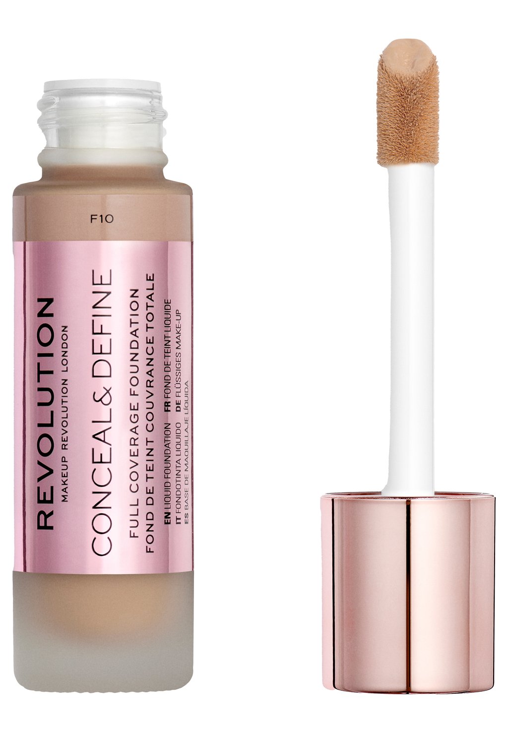 

Тональная основа Conceal & Define Foundation Makeup Revolution, цвет f10