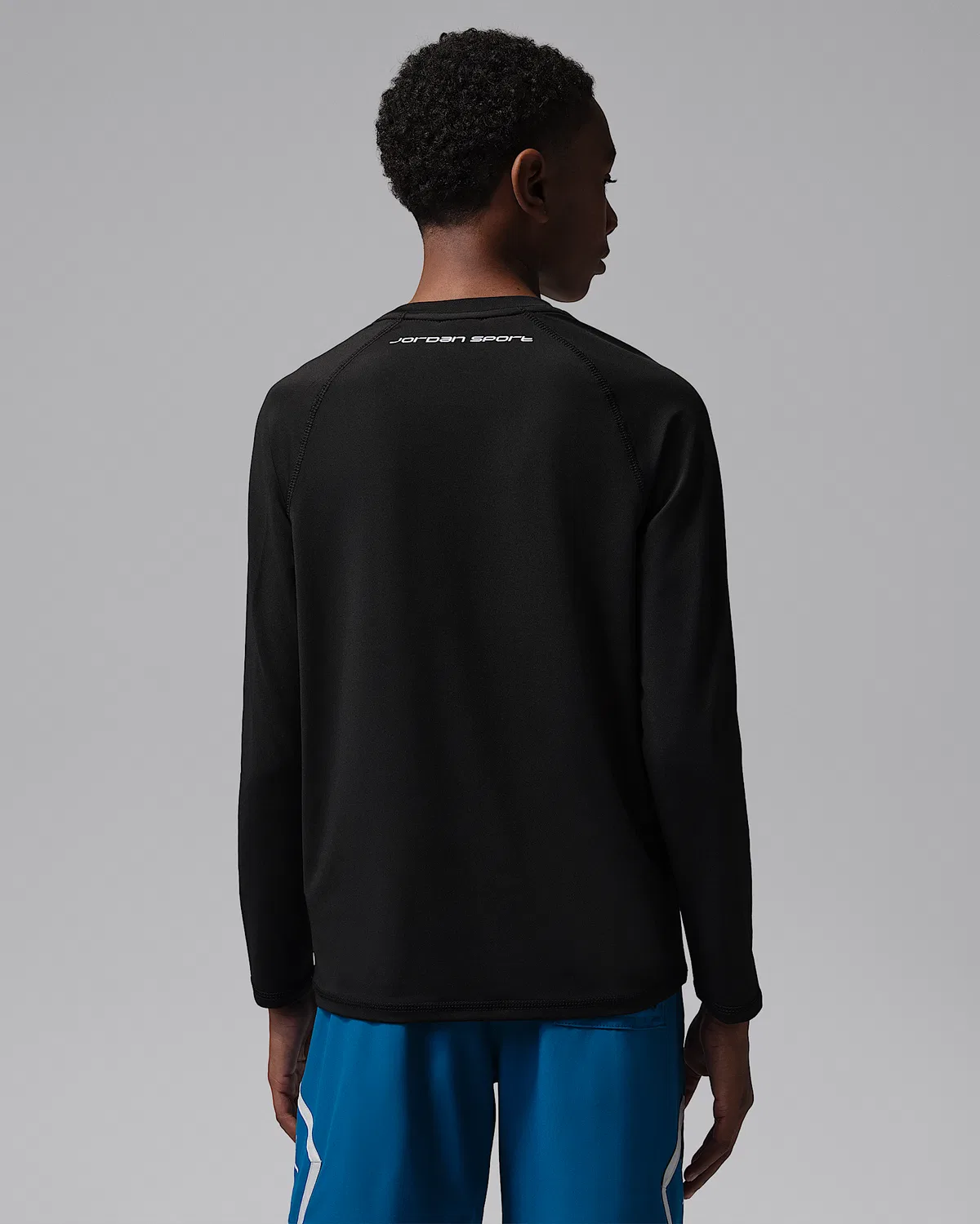 Детская базовая футболка Dri-FIT Jordan, Black — фото 2