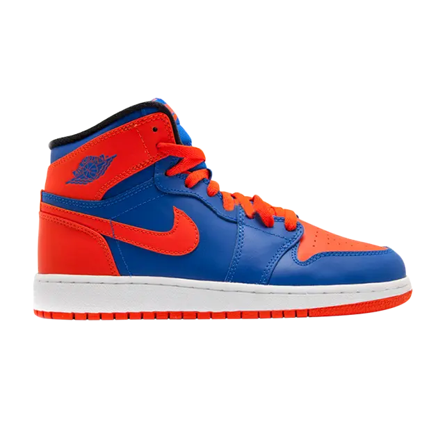 

Кроссовки Air Jordan 1 High OG GS 'Knicks', синий