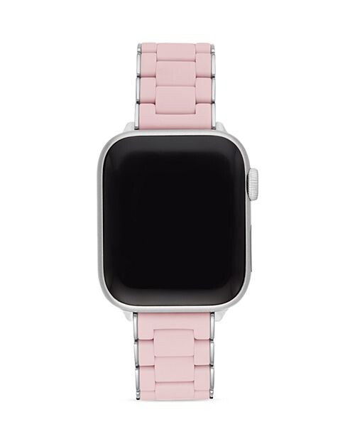

Apple Watch Сменный браслет в силиконовой оболочке, 38-49 мм MICHELE, цвет Pink