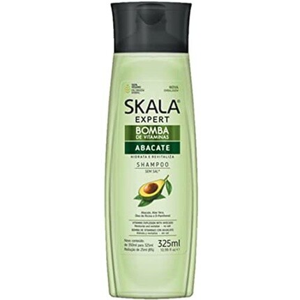 

Шампунь с дозатором, 325 мл, черный, стандартный Skala
