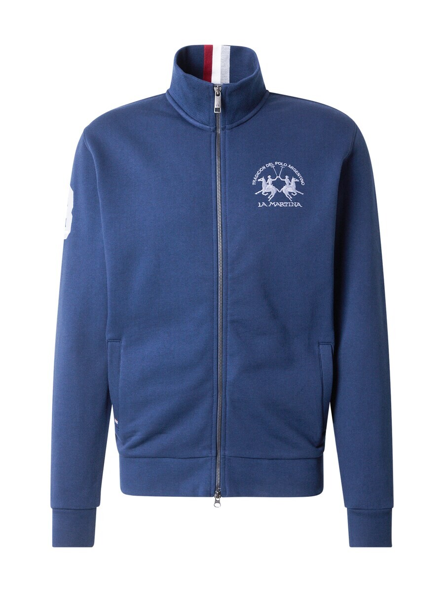 

Куртка на молнии La Martina Zip-Up Hoodie, синий