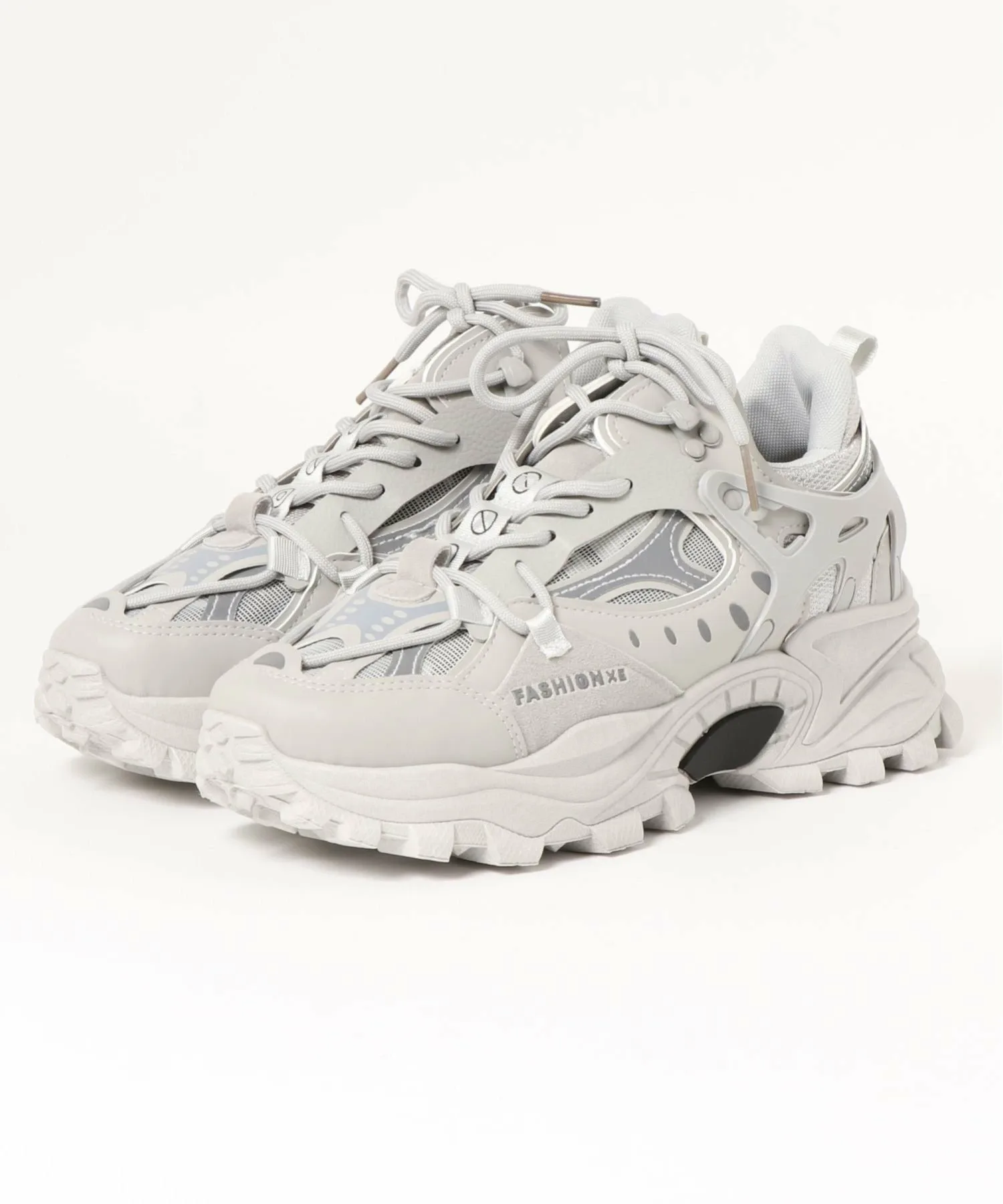 Неравномерные туфли большого силуэта Aimoha Mens, gray — фото 3