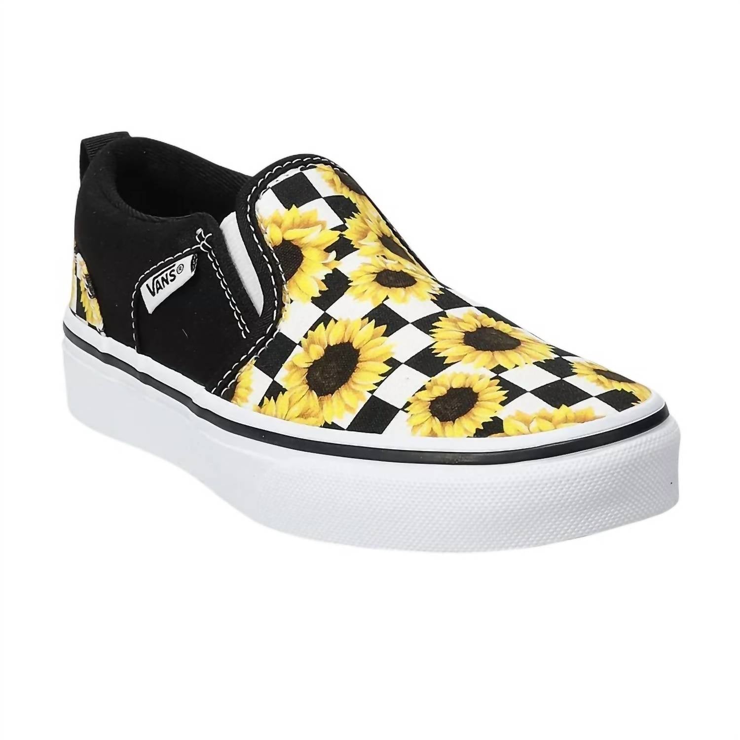 Женские лоферы Asher Sunflower в желтом цвете Vans
