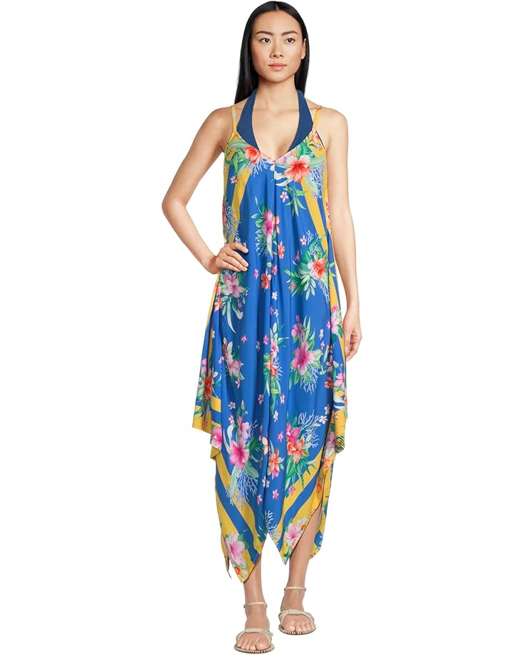 

Пляжное платье Tommy Bahama Isola Vita Scarf Dress, цвет Palace Blue