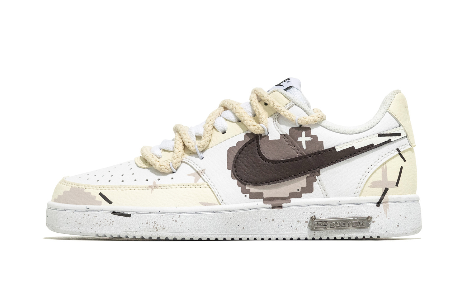 

Кроссовки Nike Court Vision 1 Mad Creation Twilight Heartfelt низкие мужские бежевые Dusk Heartfelt