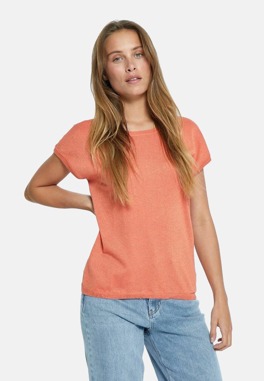 

Базовая футболка REMI CAP SLEEVE PEPPERCORN, красный