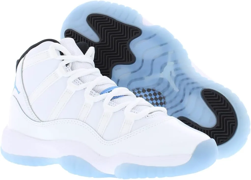 Детские кроссовки Nike Air Jordan 11 Retro, белый/синий/черный — фото 4
