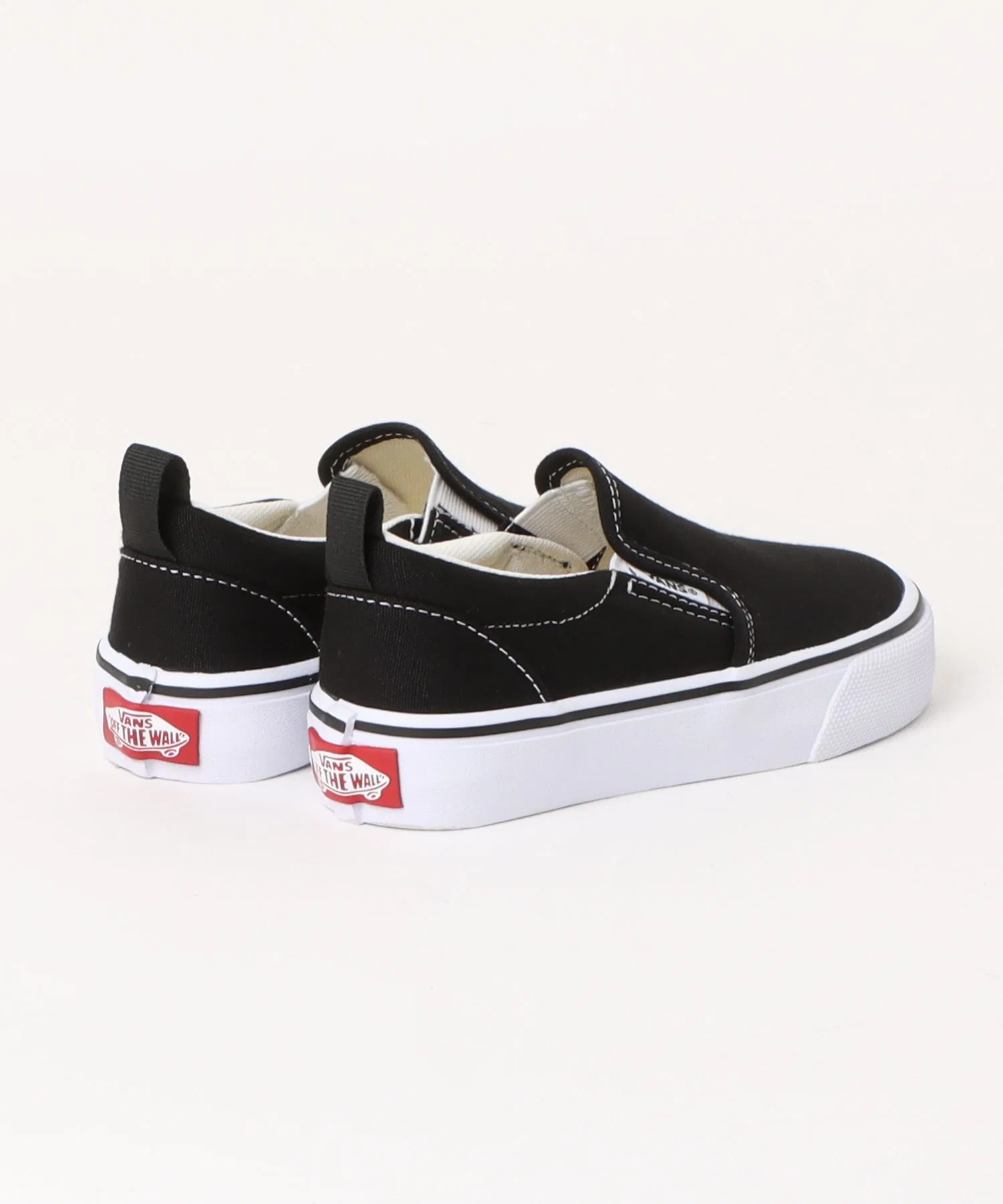 Детские кроссовки слипоны VANS SLIP ON чёрные — фото 2