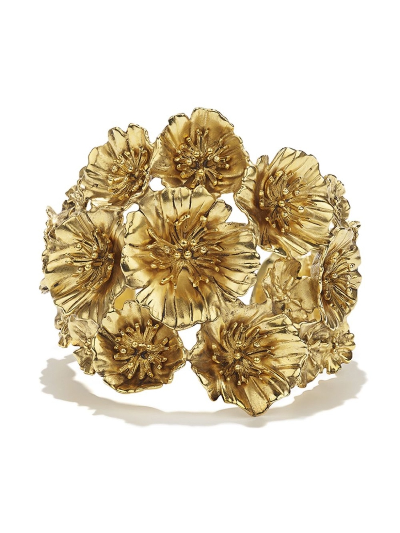 

Браслет-кафф Fleur de Pavot Goossens, золотой