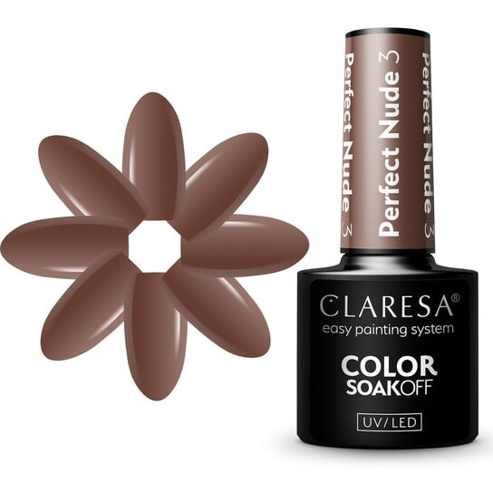 

Идеальный нюдовый гибридный лак для ногтей 3 Claresa