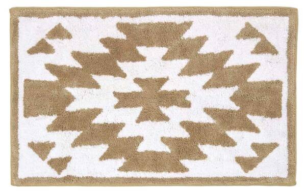 

Коврик для ванной Homescapes, 50x2x80 см цвет beige-weiß