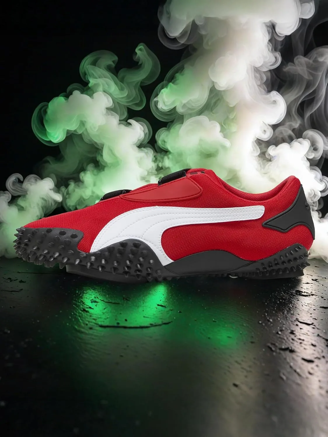 Кроссовки Puma Unisex Adult Mostro Og Prime, белый/красный — фото 2