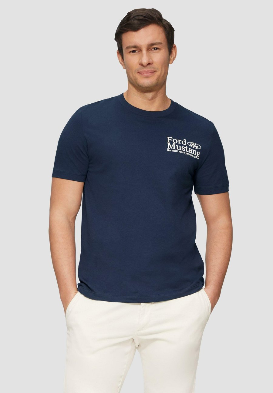 

Футболка s.Oliver Print T-shirt, Tiefblau/Dark Blue, Синий, Футболка s.Oliver Print T-shirt, Tiefblau/Dark Blue