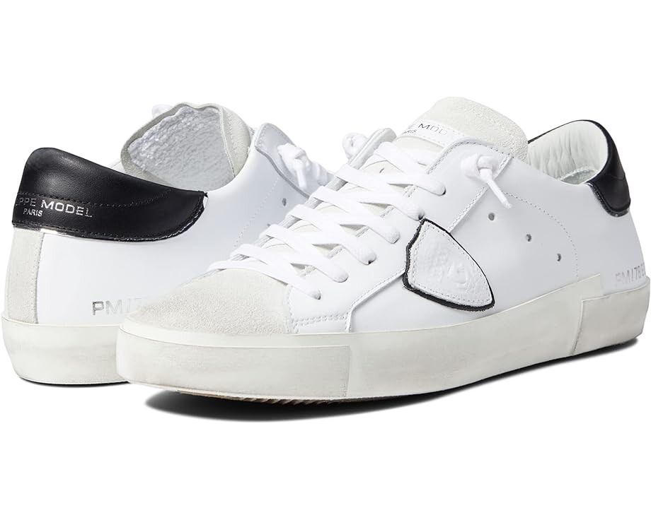 

Кроссовки Philippe Model PRSX Low Sneaker, цвет Basic/Blanc Noir
