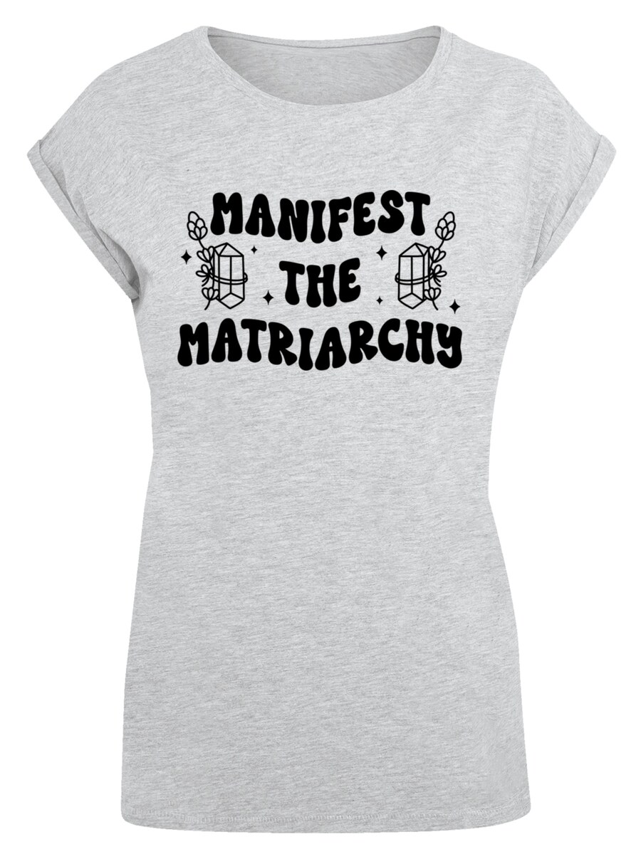 

Рубашка F4NT4STIC Feministisch Manifest The Matriarchy Frauentag, светло-серый