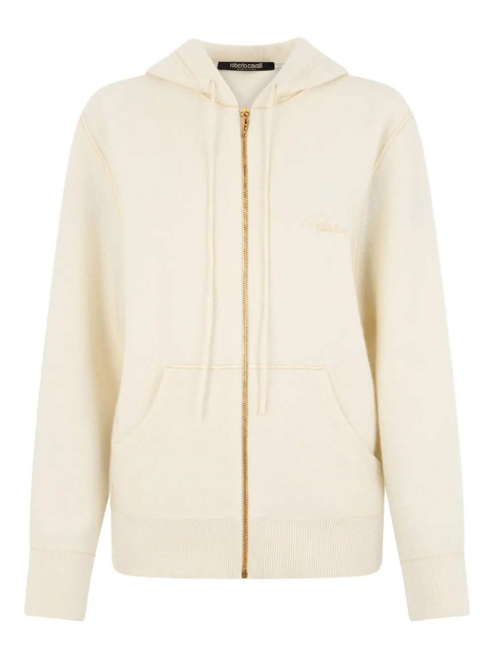 

Худи на молнии Roberto Cavalli, нейтральный