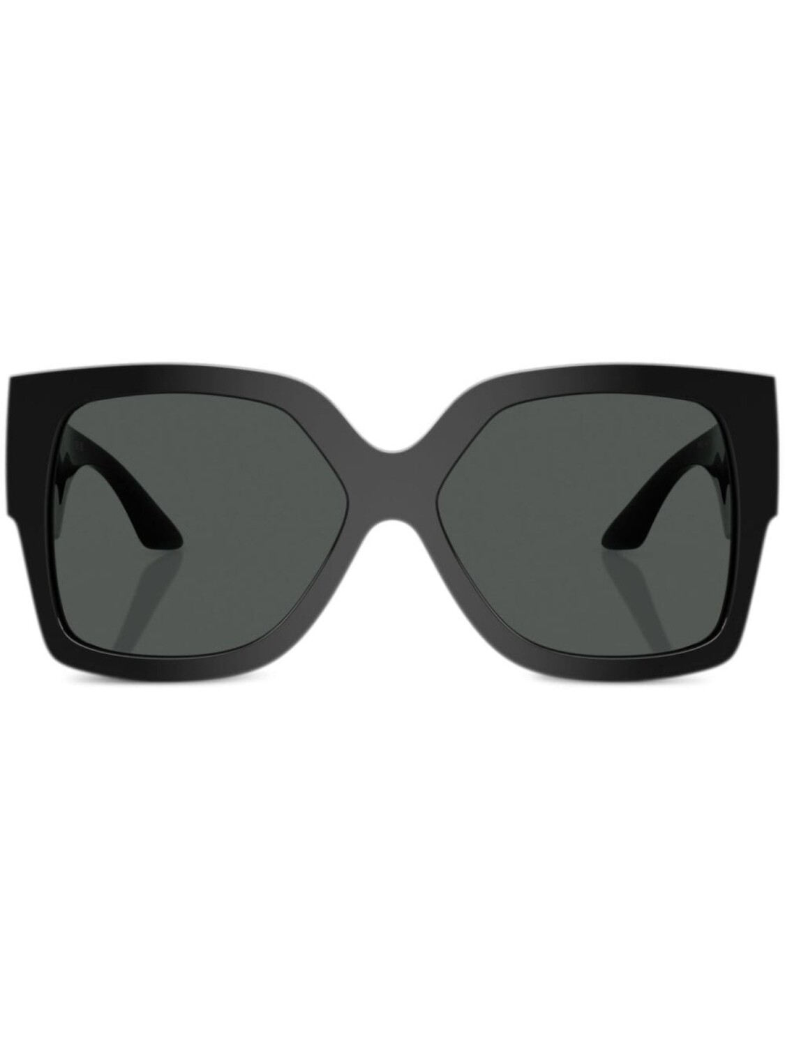 

Versace Eyewear солнцезащитные очки Greca в массивной оправе, черный