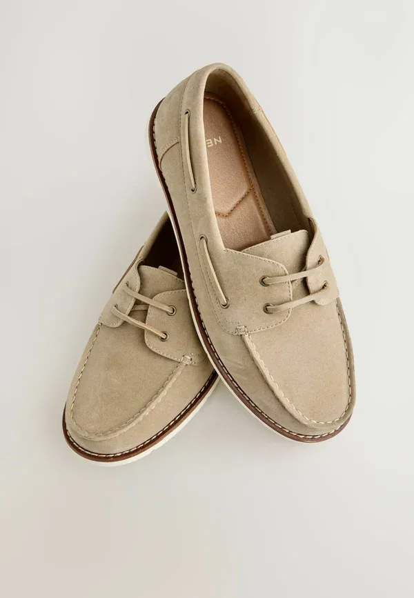 Туфли-лодочки Next, Regular fit with laces, нейтральный — фото 3
