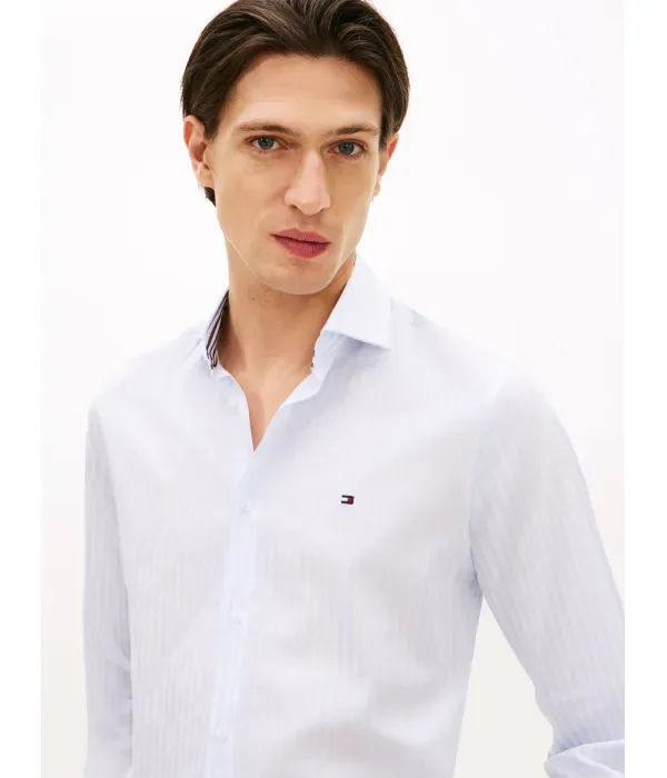 Рубашка slim fit Tommy Hilfiger, небесно-голубой — фото 4