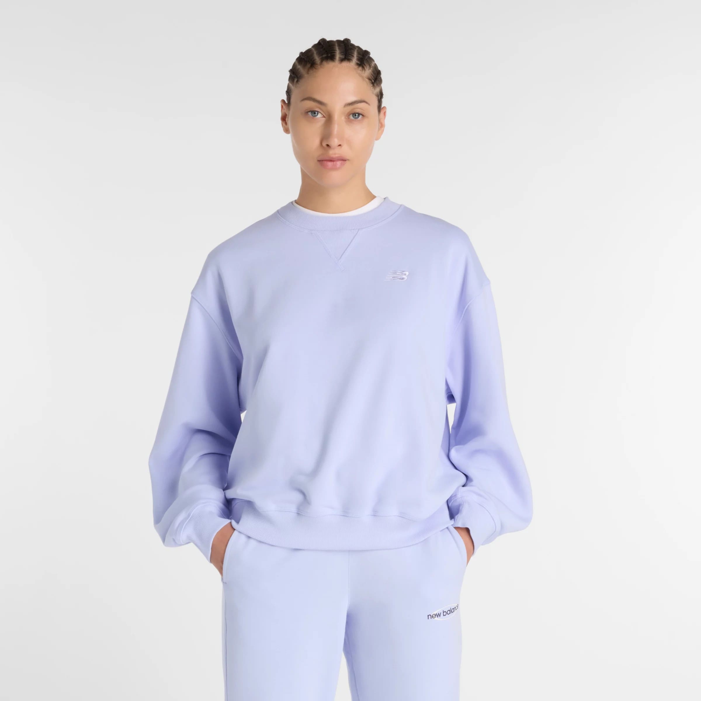 

New balance Свитшот в фиолетовом цвете, Фиолетовый, New balance Свитшот в фиолетовом цвете